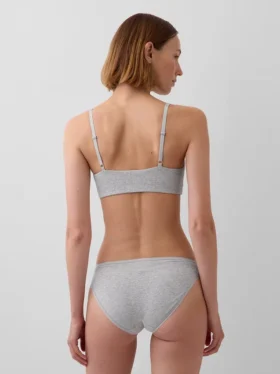 Bralette in cotone biologico elasticizzato