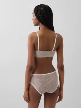Bralette in cotone biologico elasticizzato