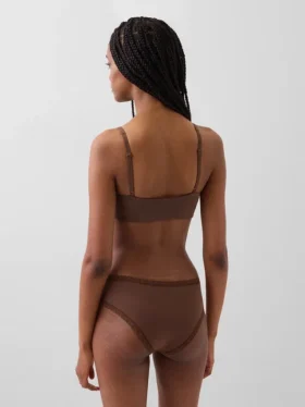 Bralette in cotone biologico elasticizzato