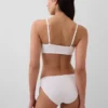 Bralette in cotone biologico elasticizzato