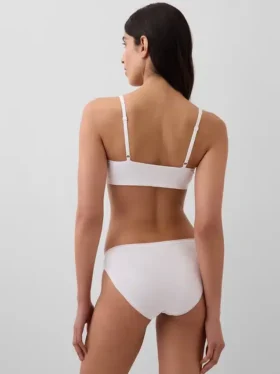Bralette in cotone biologico elasticizzato