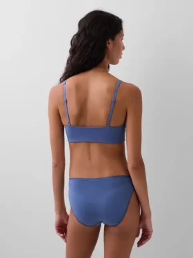 Bralette in cotone biologico elasticizzato