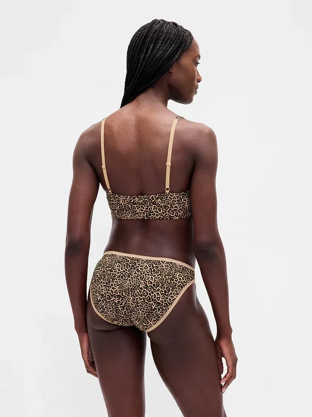Bralette in cotone biologico elasticizzato