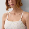 Bralette in cotone biologico elasticizzato