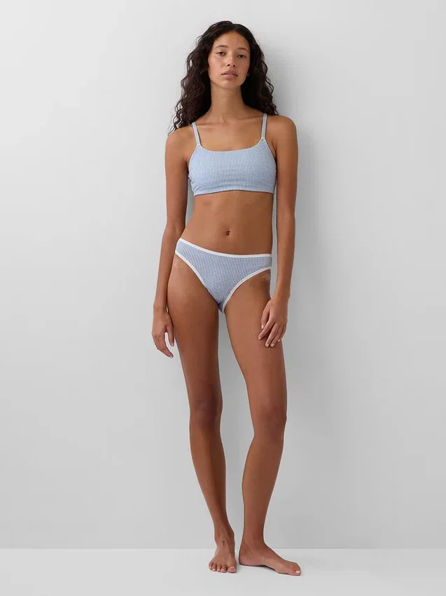 Bralette in cotone biologico elasticizzato