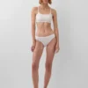 Bralette in cotone biologico elasticizzato