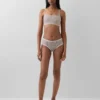 Bralette in cotone biologico elasticizzato