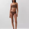 Bralette in cotone biologico elasticizzato