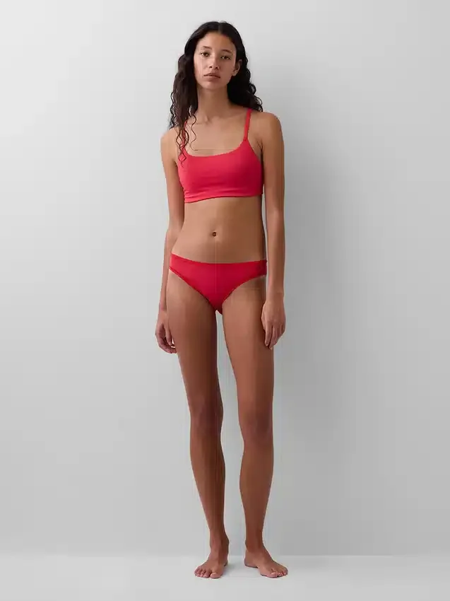 Bralette in cotone biologico elasticizzato