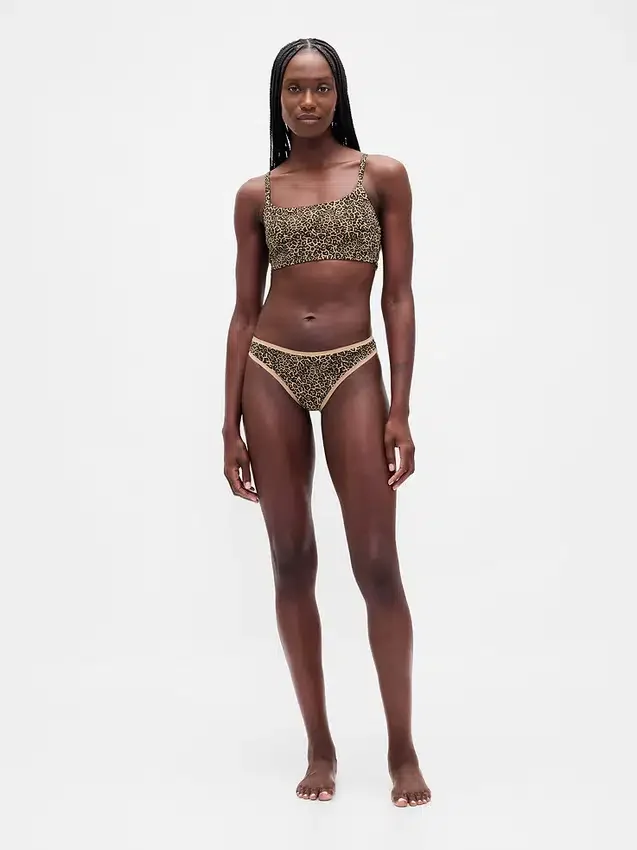 Bralette in cotone biologico elasticizzato