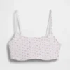 Bralette in cotone biologico elasticizzato