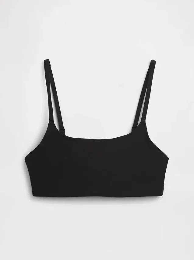 Bralette in cotone biologico elasticizzato