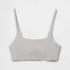 Bralette in cotone biologico elasticizzato