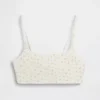 Bralette in cotone biologico elasticizzato
