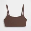 Bralette in cotone biologico elasticizzato