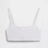 Bralette in cotone biologico elasticizzato
