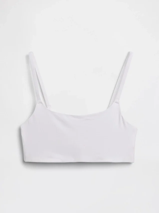 Bralette in cotone biologico elasticizzato