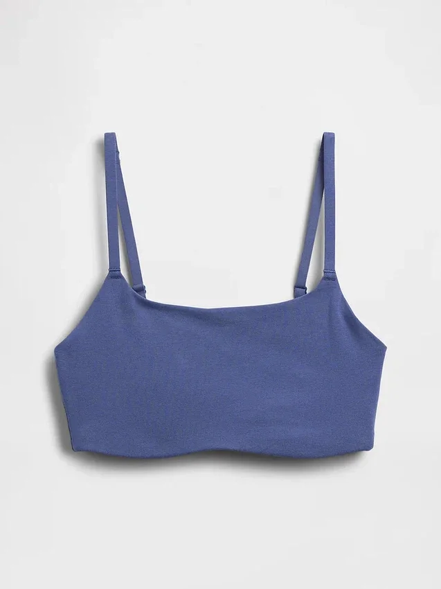 Bralette in cotone biologico elasticizzato