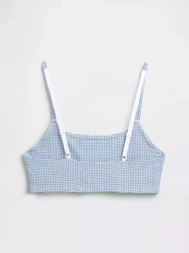Bralette in cotone biologico elasticizzato