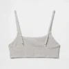 Bralette in cotone biologico elasticizzato