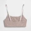 Bralette in cotone biologico elasticizzato