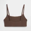 Bralette in cotone biologico elasticizzato