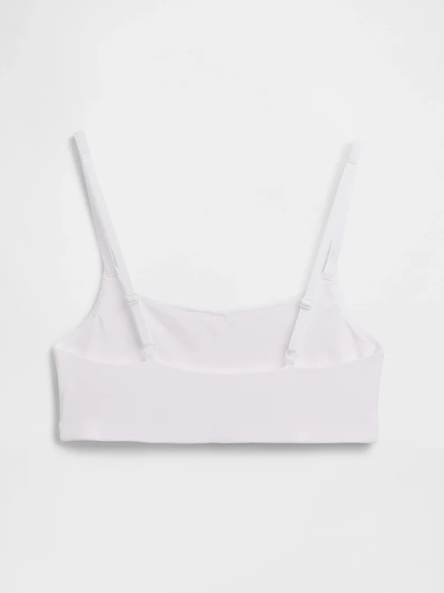 Bralette in cotone biologico elasticizzato
