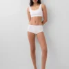 Bralette in cotone biologico elasticizzato con Gap Logo
