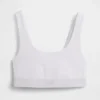 Bralette in cotone biologico elasticizzato con Gap Logo