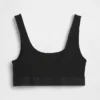 Bralette in cotone biologico elasticizzato con Gap Logo