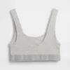 Bralette in cotone biologico elasticizzato con Gap Logo