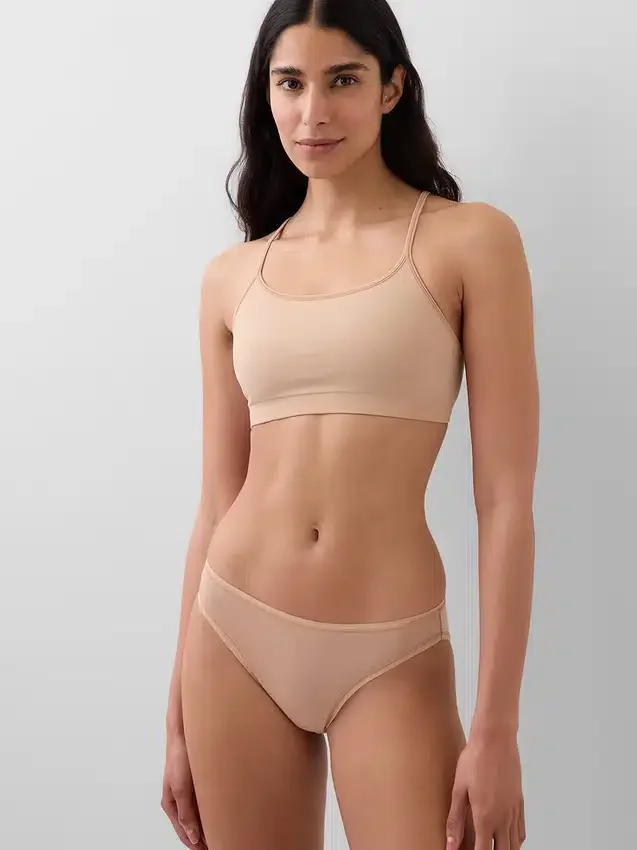Bralette senza cuciture con dorso a vogatore