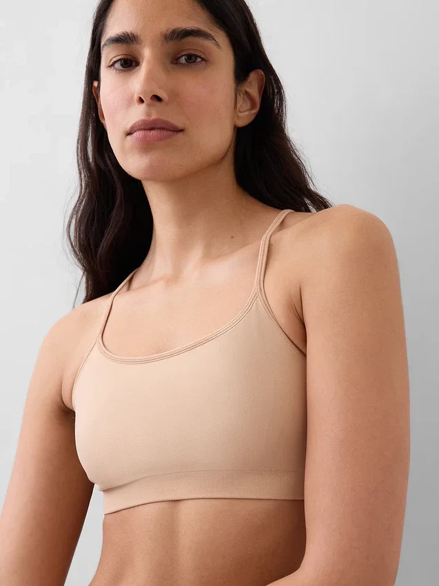 Bralette senza cuciture con dorso a vogatore