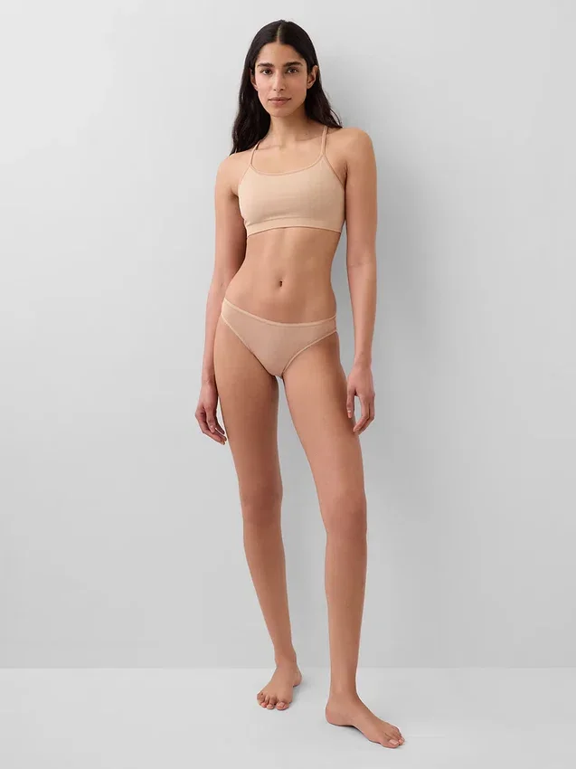 Bralette senza cuciture con dorso a vogatore