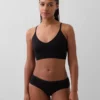 Bralette senza cuciture con scollo profondo