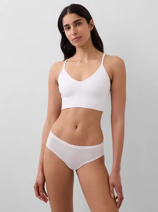 Bralette senza cuciture con scollo profondo