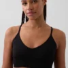 Bralette senza cuciture con scollo profondo