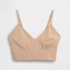 Bralette senza cuciture con scollo profondo