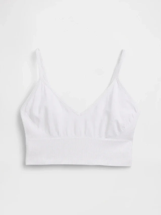 Bralette senza cuciture con scollo profondo