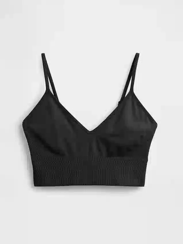 Bralette senza cuciture con scollo profondo