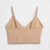 Bralette senza cuciture con scollo profondo