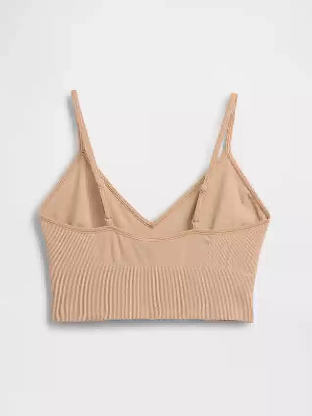 Bralette senza cuciture con scollo profondo