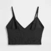 Bralette senza cuciture con scollo profondo