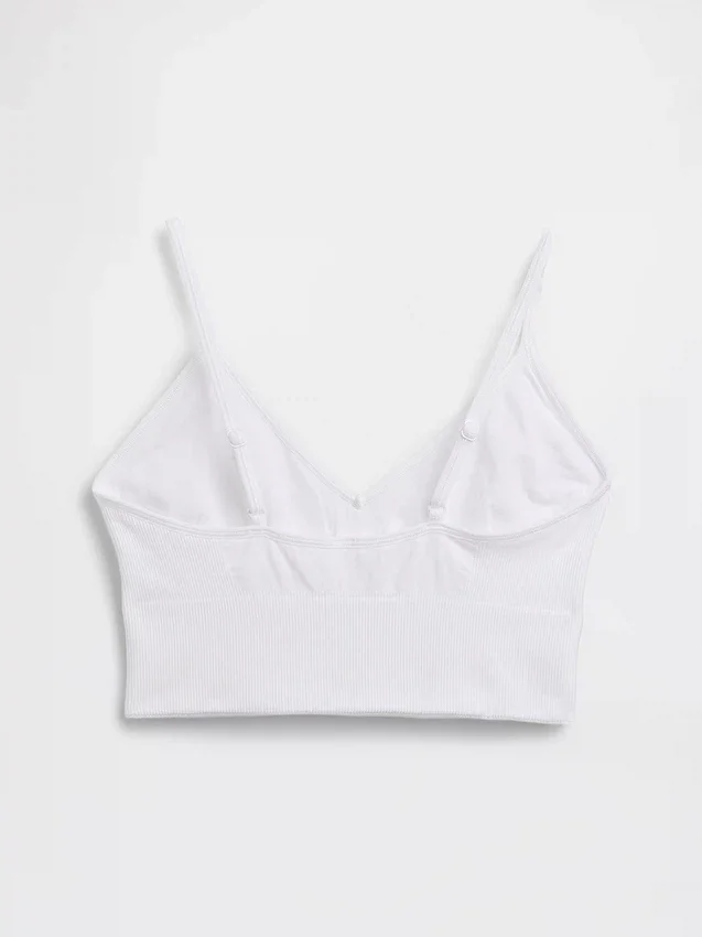 Bralette senza cuciture con scollo profondo