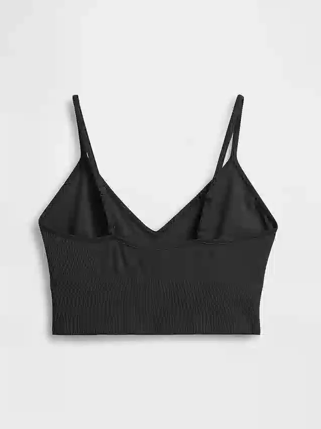 Bralette senza cuciture con scollo profondo