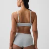 Bralette triangolare a costine senza cuciture