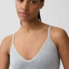 Bralette triangolare a costine senza cuciture