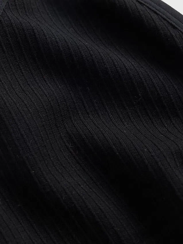 Bralette triangolare a costine senza cuciture