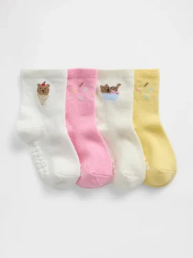 Calze Brannan Bear Ice Cream per neonato & bebè (confezione da 4)