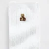 Calze corti a maglia intrecciata con orsetto Brannan